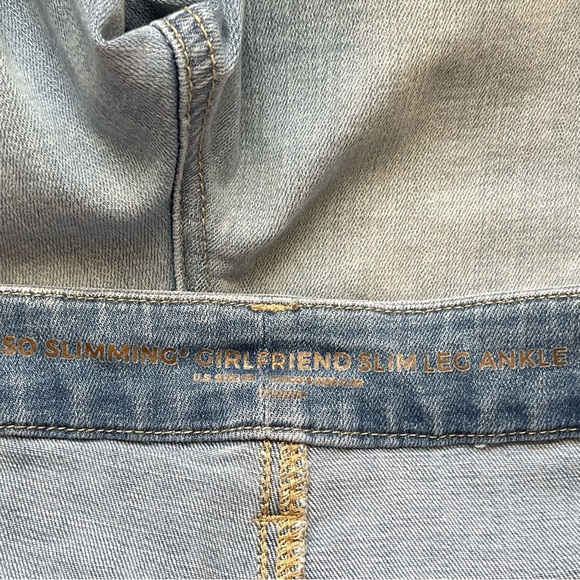 Chico’s So Slimming Girlfriend Slim Leg Ankle Jeans Womens Size 0.5 Regular Sz 6 - Picture 9 of 11